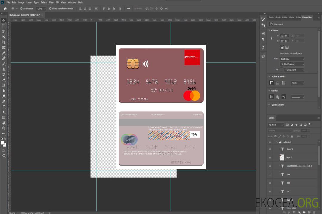 Thaïlande Calyon Bank mastercard template Thaïlande Calyon Bank mastercard template